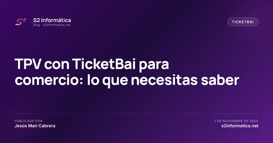 TPV con TicketBai para comercio: lo que necesitas saber